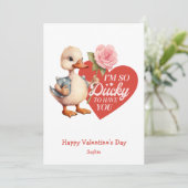 バレンタインデーを迎えおもしろいにダッキー(アヒルちゃん)だ シーズンカード (スタンド正面)