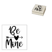 バレンタインデーを通してハートの矢になる ラバースタンプ (押印)