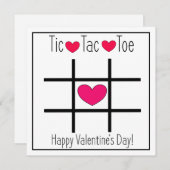 バレンタインデーアクティビティカード TIC TAC TOE シーズンカード (正面/裏面)