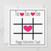 バレンタインデーアクティビティカード TIC TAC TOE シーズンカード (正面)