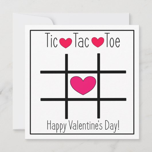 バレンタインデーアクティビティカード TIC TAC TOE シーズンカード (正面)