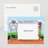 バレンタインデーアットヘカリーデッカリードット～ シーズンポストカード (正面/裏面)