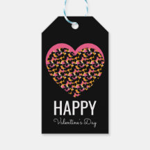 バレンタインデーアニマルプリントハートハート