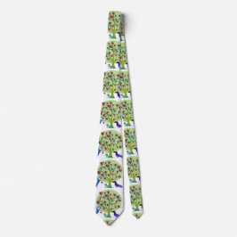 バレンタインデーイラストレーションダックスネクタイ ネクタイ