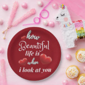 バレンタインデーエレガントに愛して|過去記事 ペーパープレート (パーティー)