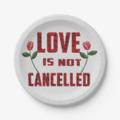 バレンタインデーエレガントに愛して|過去記事 ペーパープレート (正面)