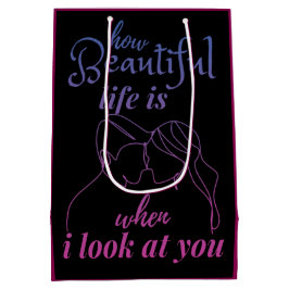 バレンタインデーエレガントに愛して|過去記事 ミディアムペーパーバッグ