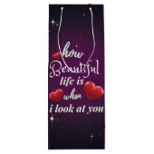 バレンタインデーエレガントに愛して|過去記事 ワインギフトバッグ (裏面)