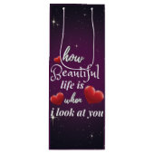 バレンタインデーエレガントに愛して|過去記事 ワインギフトバッグ (正面)