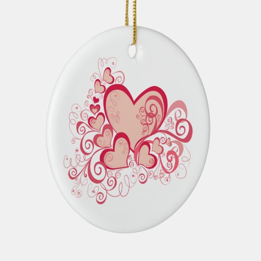 バレンタインデーオーナメント セラミックオーナメント (右)