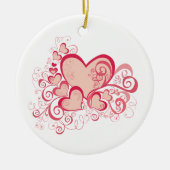 バレンタインデーオーナメント セラミックオーナメント (正面)