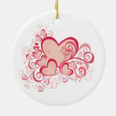 バレンタインデーオーナメント セラミックオーナメント (裏面)