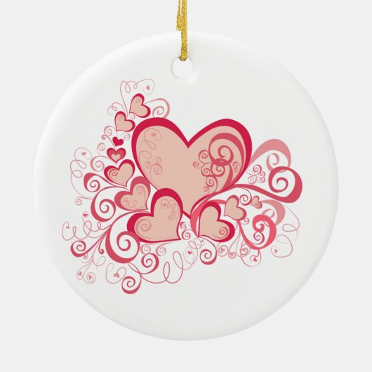 バレンタインデーオーナメント セラミックオーナメント (裏面)