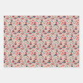 バレンタインデーカウボーイ&女性のカーボーイ ラッピングペーパーシート (正面3)