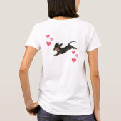 バレンタインデーカスタマイズシャントシャツ(両面) Tシャツ (裏面)