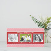 バレンタインデーカスタムのフォトカード シーズンカード (スタンド正面)