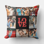 バレンタインデーカスタムの写真LOVE装飾用クッション クッション (正面)