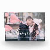 バレンタインデーカスタム フォトブロック (正面)