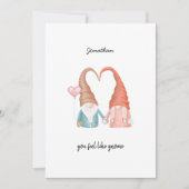 バレンタインデーカワイトラブ格言おもしろいパン シーズンカード (正面)