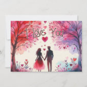 バレンタインデーカード02 カード (正面)