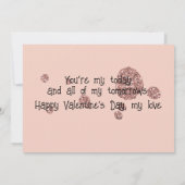 バレンタインデーカード02 カード (裏面)