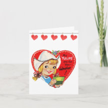 バレンタインデーカード