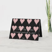 バレンタインデーカード シーズンカード (裏面)