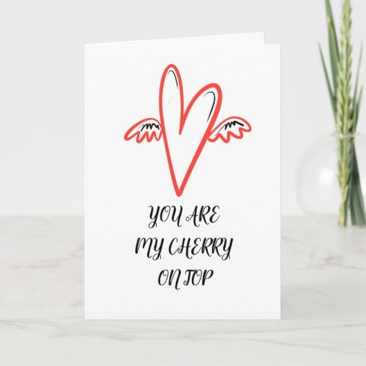 バレンタインデーカード シーズンカード (正面)