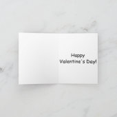 バレンタインデーカード「愛するハミングバード」 カード (内部)