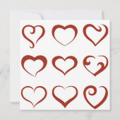 バレンタインデーカード 案内状 (裏面)