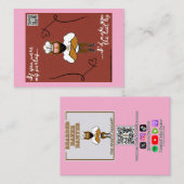 バレンタインデーカード #3 ノートカード (正面/裏面)