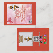 バレンタインデーカード #6 ノートカード (正面/裏面)