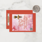 バレンタインデーカード #6 ノートカード (正面/裏面インサイチュ)