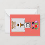 バレンタインデーカード #8 ノートカード (裏面)