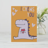 バレンタインデーカード「I Chews You!」 シーズンカード (スタンド正面)