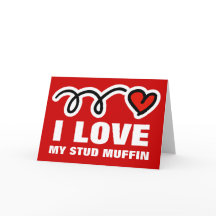 バレンタインデーカ男性へード |私はスタッドマフィンが大好きです
