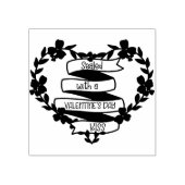 バレンタインデーキスで封印 ラバースタンプ (インプリント)