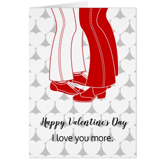 バレンタインデーキスをするに2人の男性 (正面)