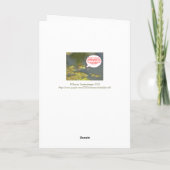 バレンタインデーキスをするの可愛い シーズンカード (裏面)