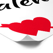 バレンタインデーキスポスター ポスター (角)