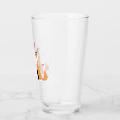 バレンタインデーキツネ タンブラーグラス (左)