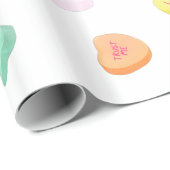 バレンタインデーキャンディハートパターン ラッピングペーパー (ロールコーナー)