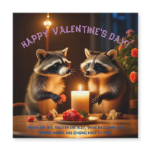 バレンタインデーキャンドルライトディナー磁気カード