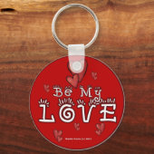 バレンタインデーキーチェーン(1b) キーホルダー (正面)