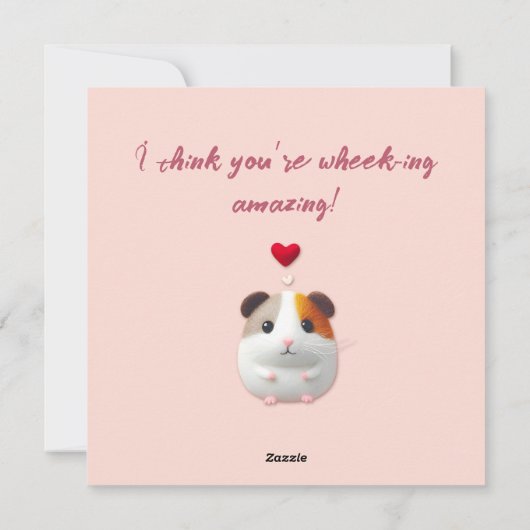 バレンタインデーギニアピグ シーズンカード (裏面)