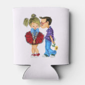 バレンタインデークーラーボックスとロマンチックなカップル 缶クーラー (裏面)