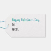 バレンタインデーグリッターハートギフトラベル ギフトタグ (裏面横)