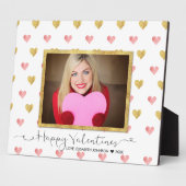 バレンタインデーグリッターハートスクリプト – 写真プラーク フォトプラーク (側面)