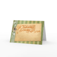 バレンタインデーグリーティングアンティークヴィンテージ