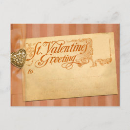 バレンタインデーグリーティングアンティークヴィンテージ シーズンポストカード